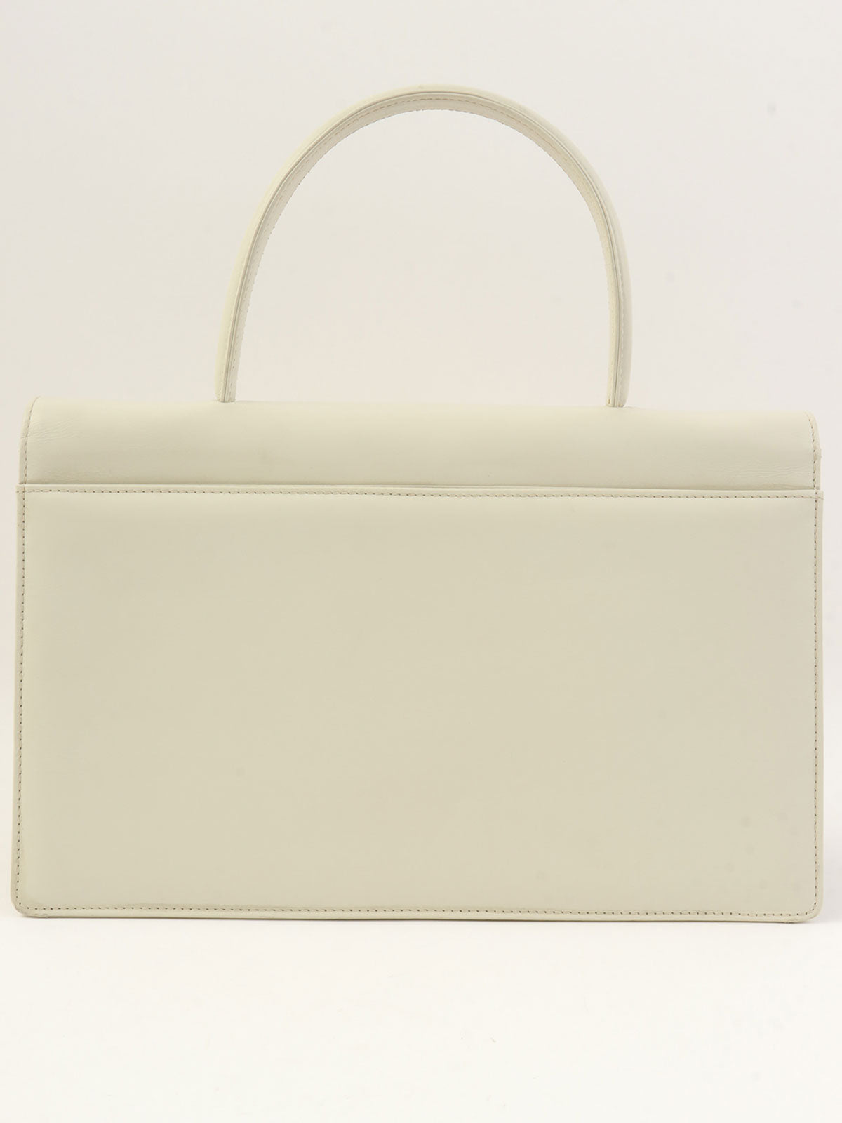 ロゴプレート2wayバッグ オフホワイト