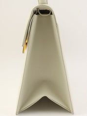 ロゴプレート2wayバッグ オフホワイト