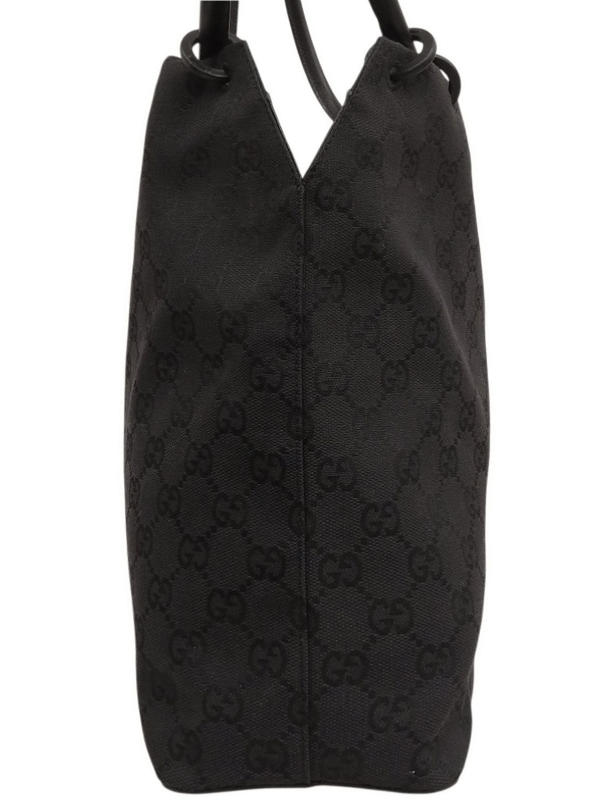 キャンバスGGパターンショルダーバッグ ブラック