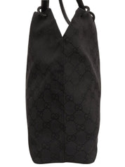 キャンバスGGパターンショルダーバッグ ブラック