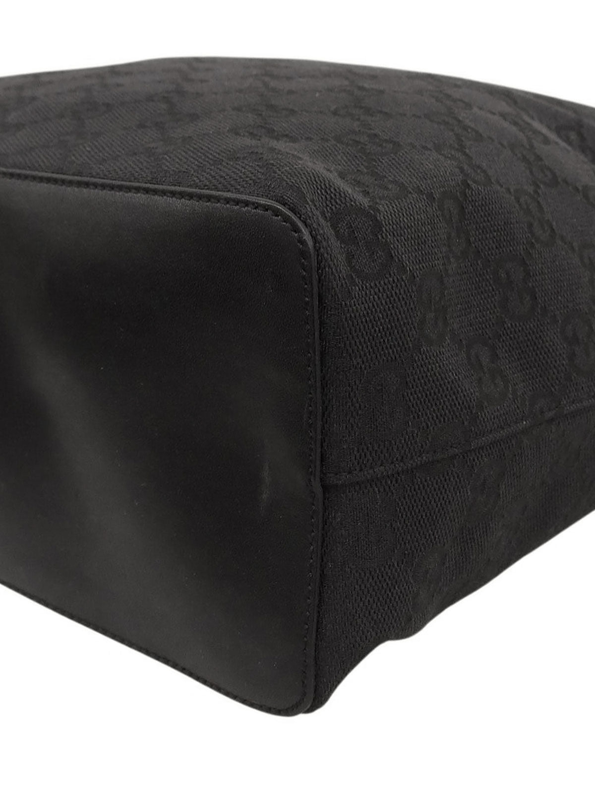 キャンバスGGパターンショルダーバッグ ブラック