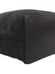 キャンバスGGパターンショルダーバッグ ブラック