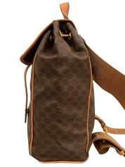 マカダムパターンリュックサック ブラウン