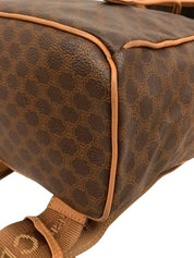 マカダムパターンリュックサック ブラウン