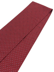 Silk Monogram Dot Pattern Stole - Bordeaux