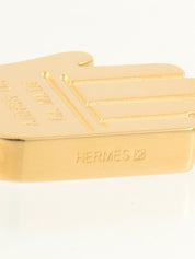 Hand Motif Cadena Charm Gold