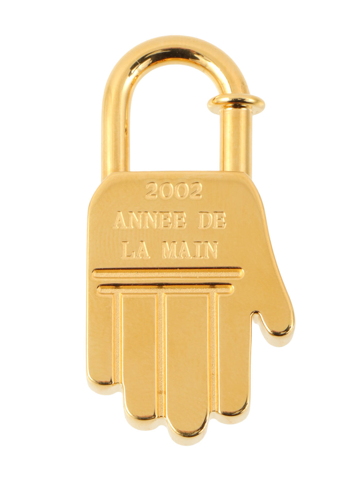 Hand Motif Cadena Charm Gold