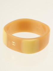 2001年製 CCマークバングル ベージュ/イエロー