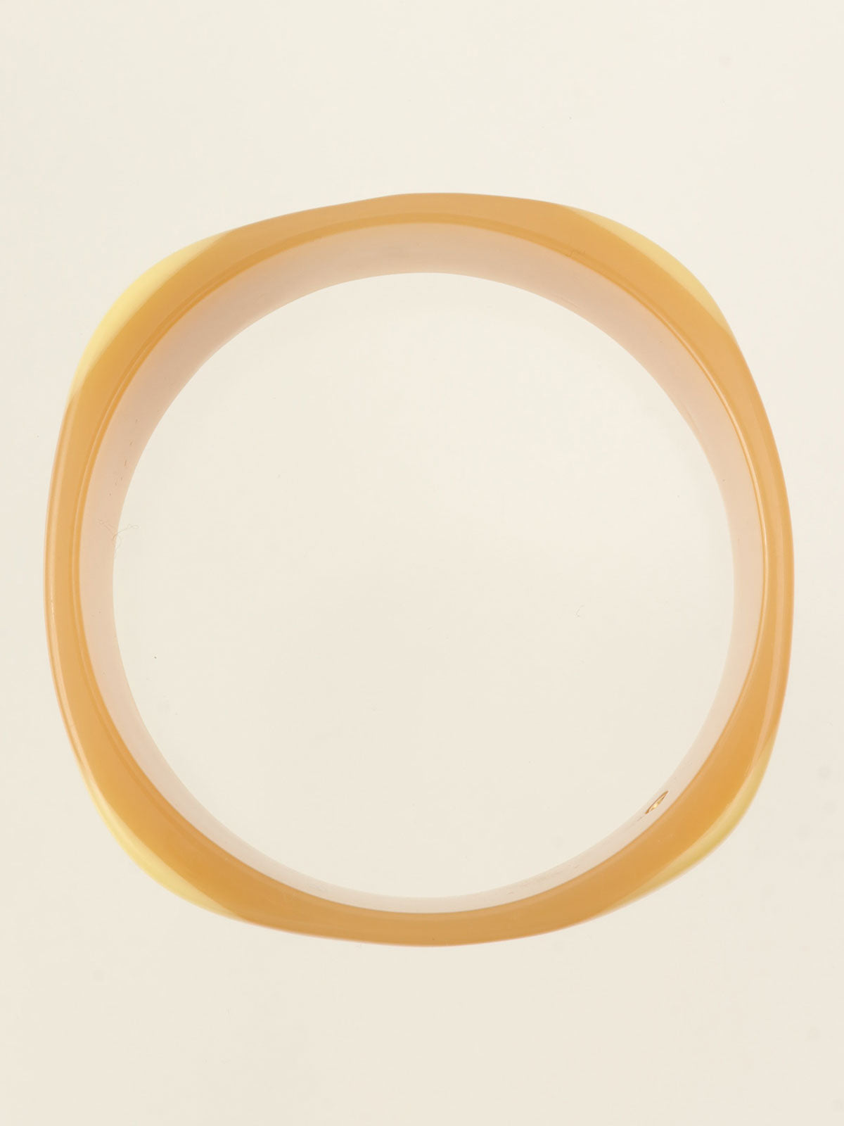 2001年製 CCマークバングル ベージュ/イエロー