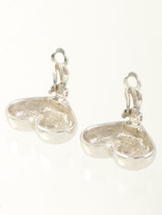 ハートモチーフイヤリング シルバー