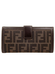 FF Zucca Pattern Wallet Brown