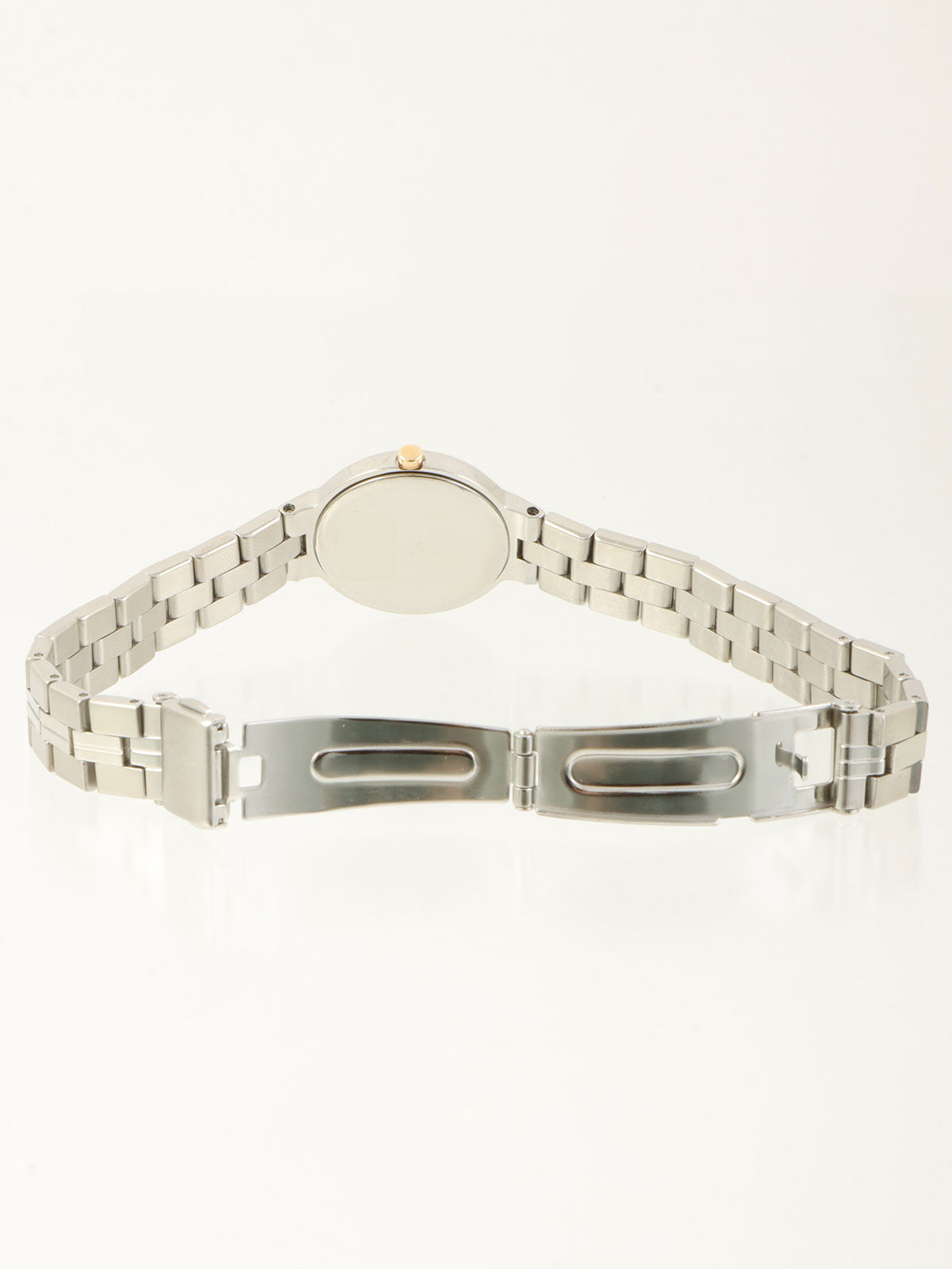 圆形Logo表盘腕表 银色/海军蓝