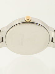 圆形Logo表盘腕表 银色/海军蓝