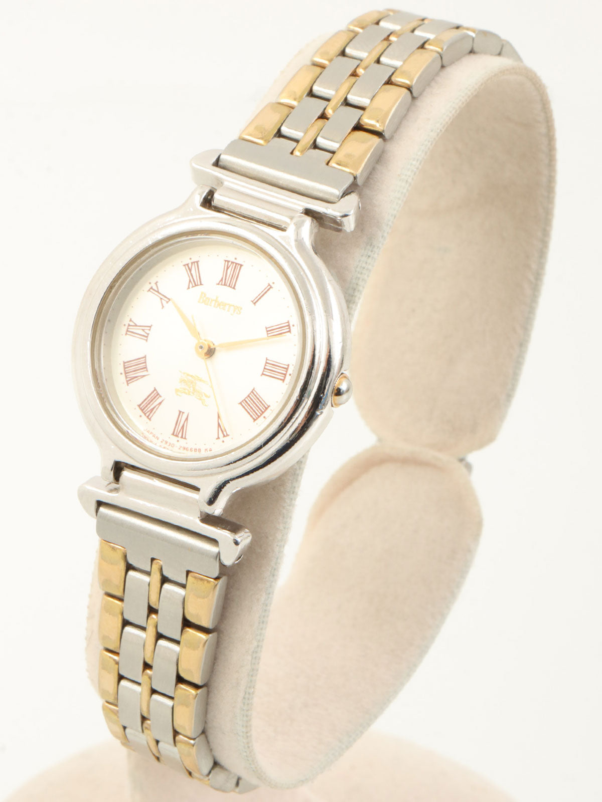 ラウンドロゴフェイスウォッチ シルバー/ゴールド