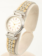 ラウンドロゴフェイスウォッチ シルバー/ゴールド