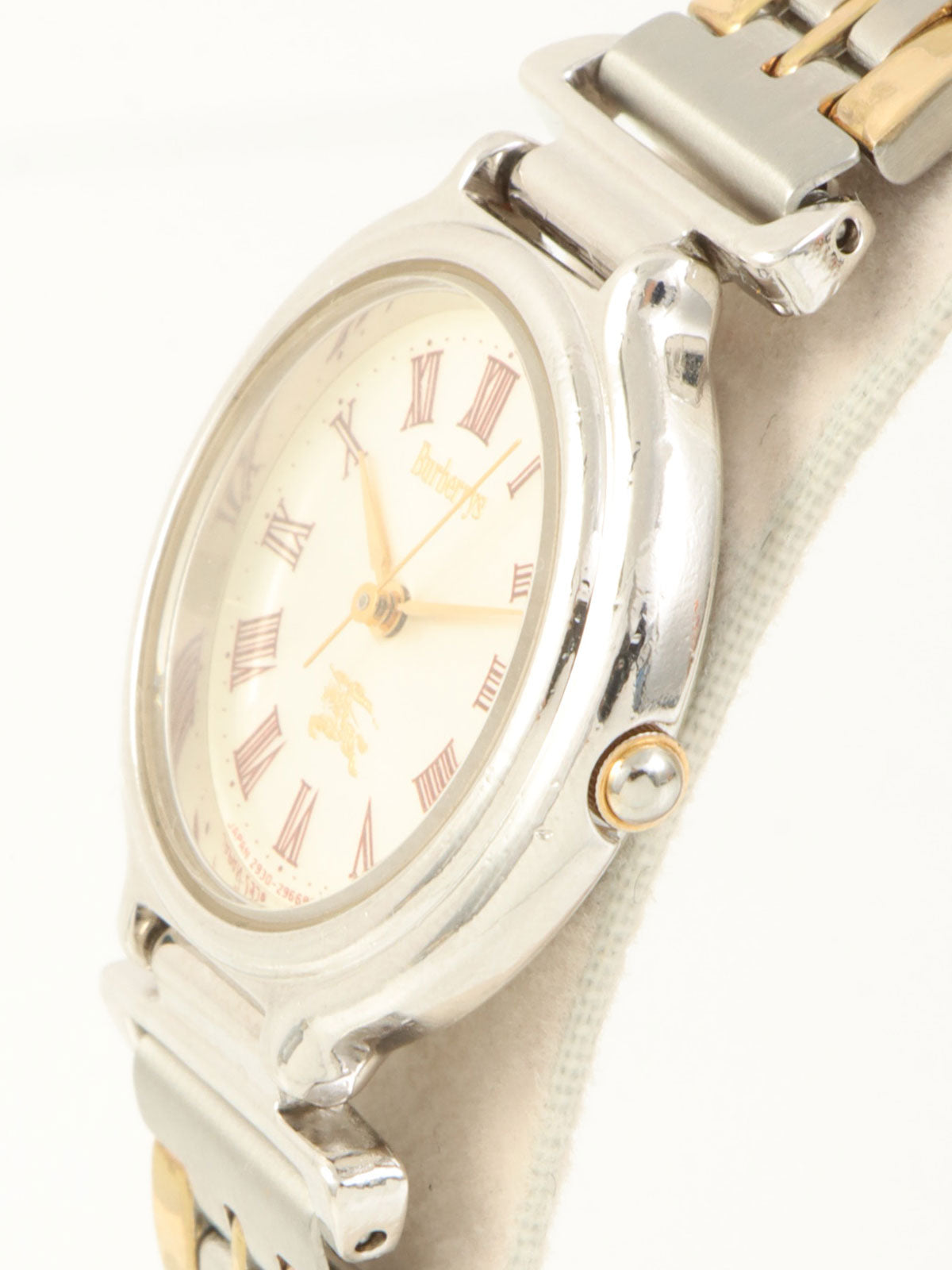 ラウンドロゴフェイスウォッチ シルバー/ゴールド