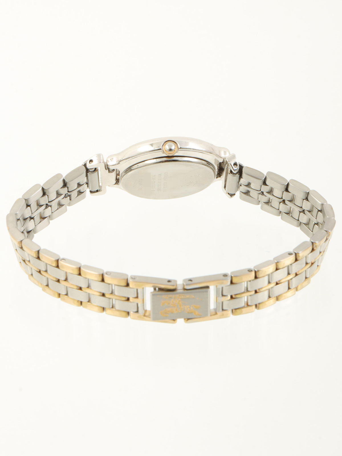 ラウンドロゴフェイスウォッチ シルバー/ゴールド