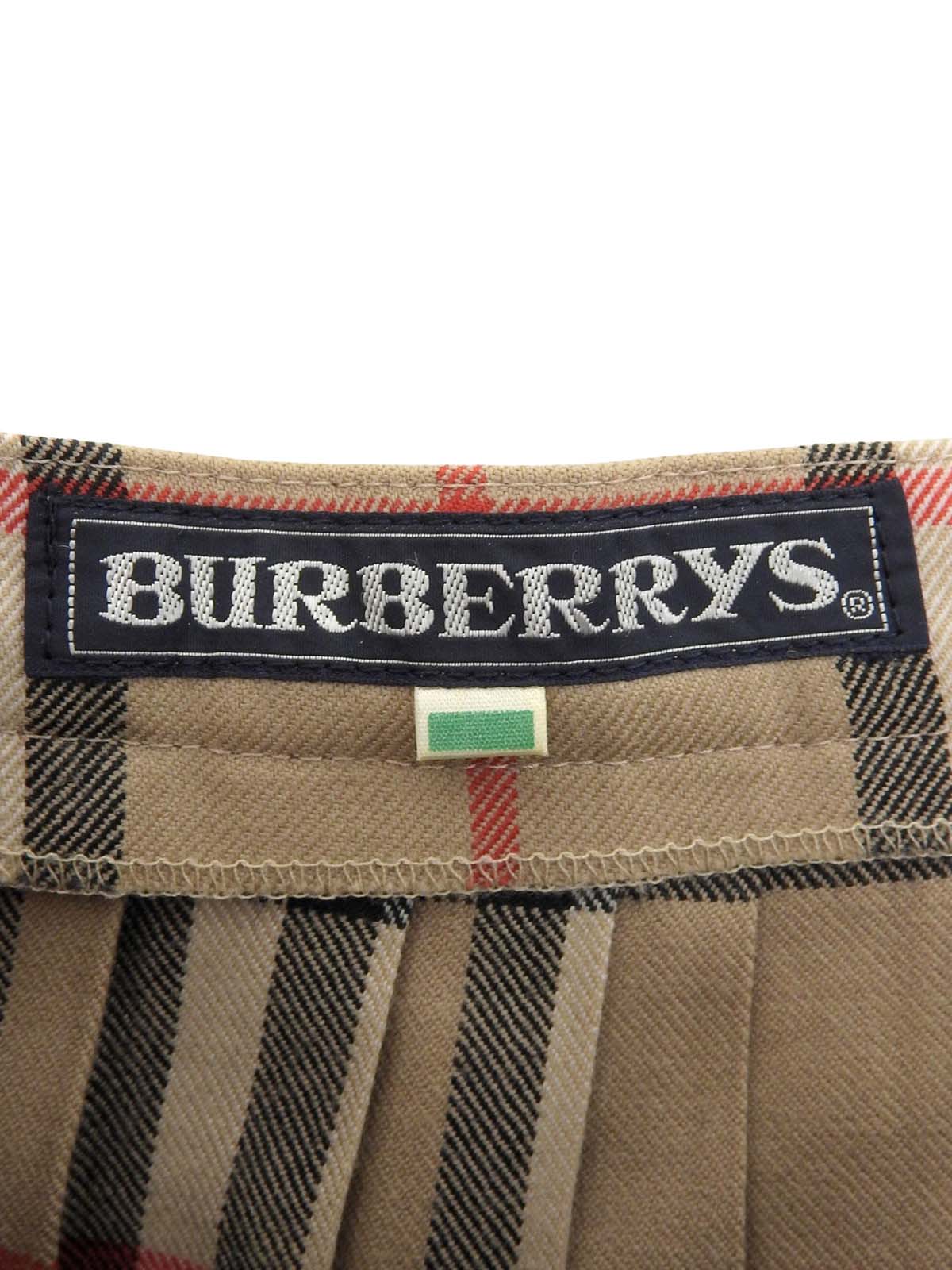 Nova格纹图案裹身裙，米色/多色