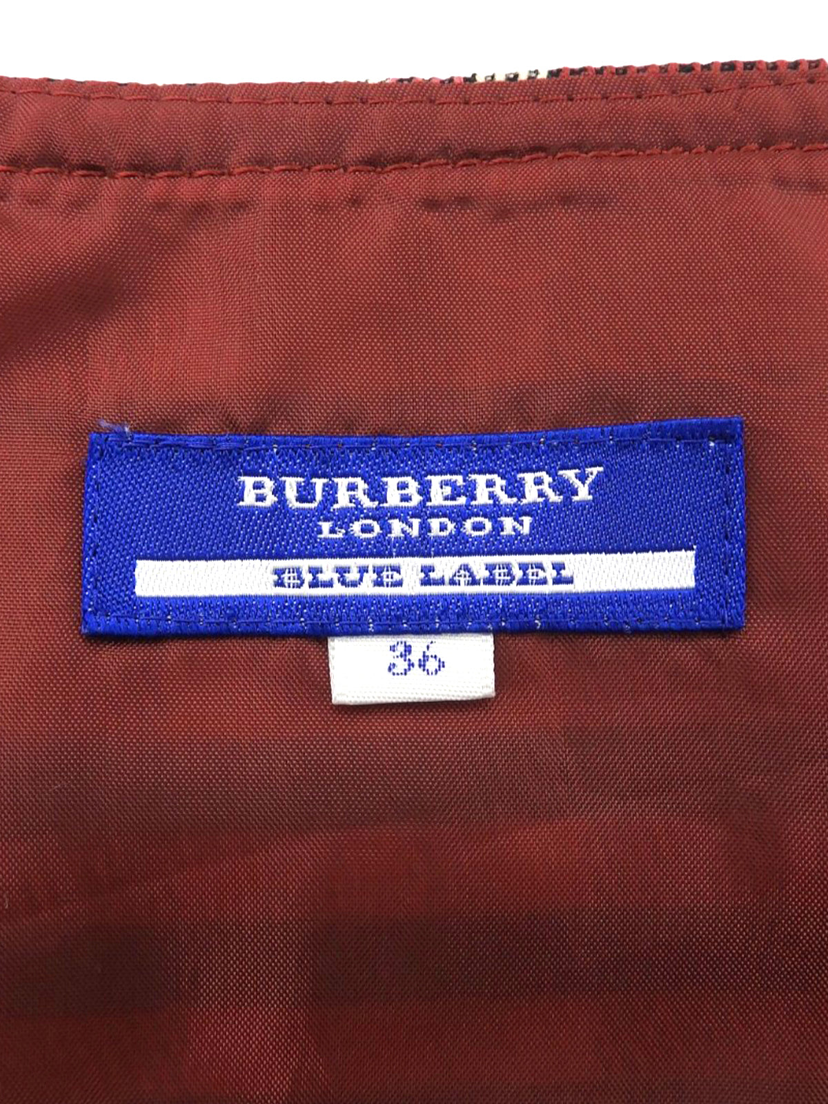 チェックパターンミニスカート #36 レッド