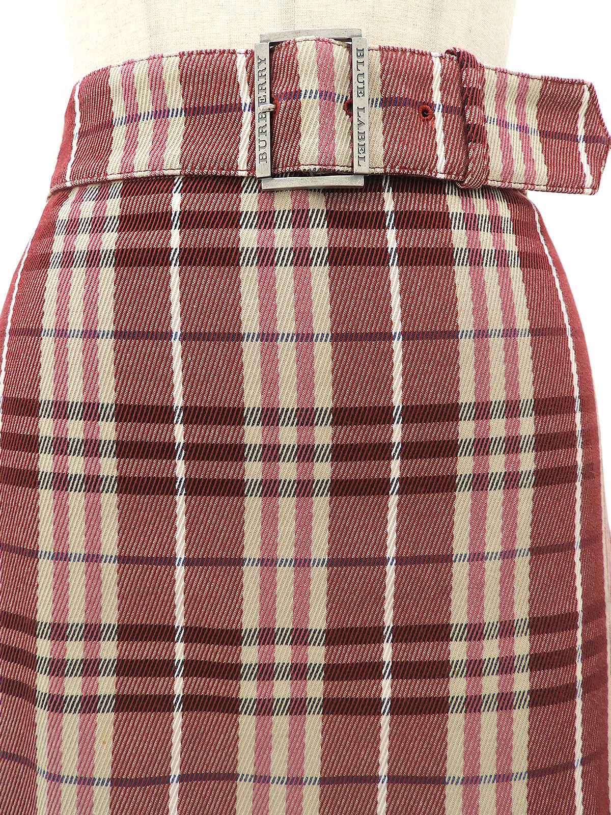 チェックパターンミニスカート #36 レッド