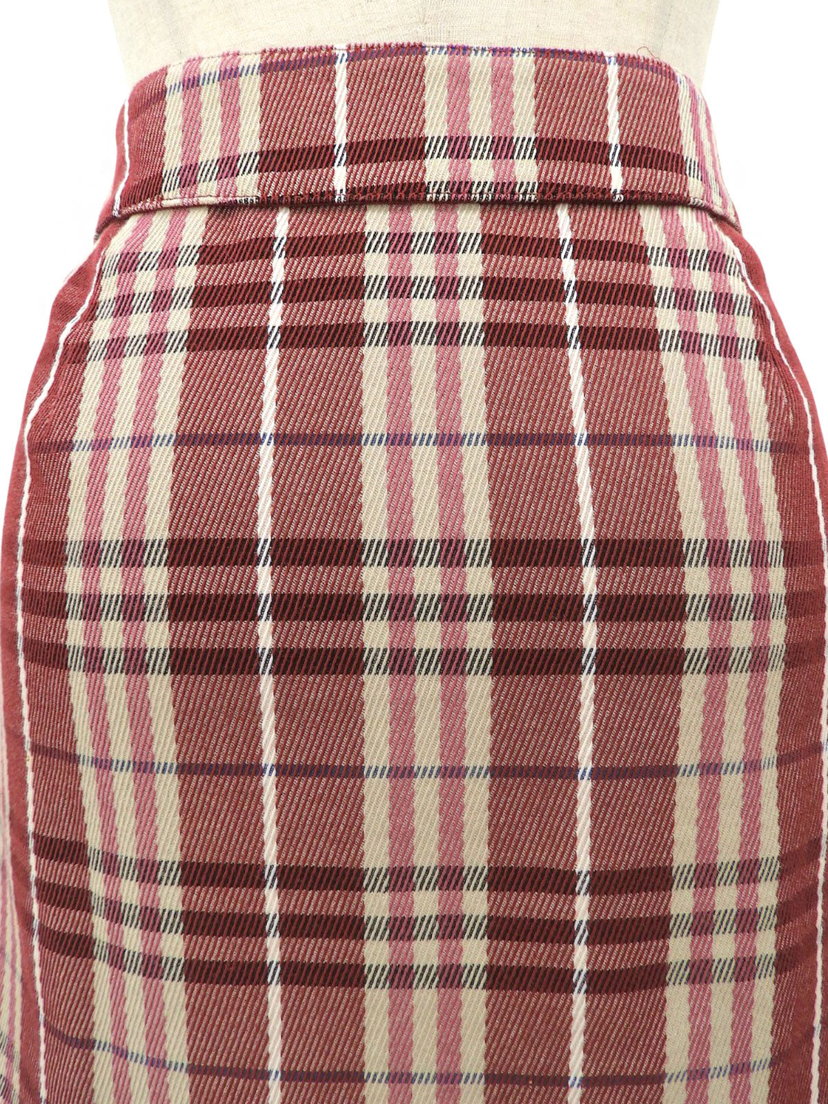 チェックパターンミニスカート #36 レッド