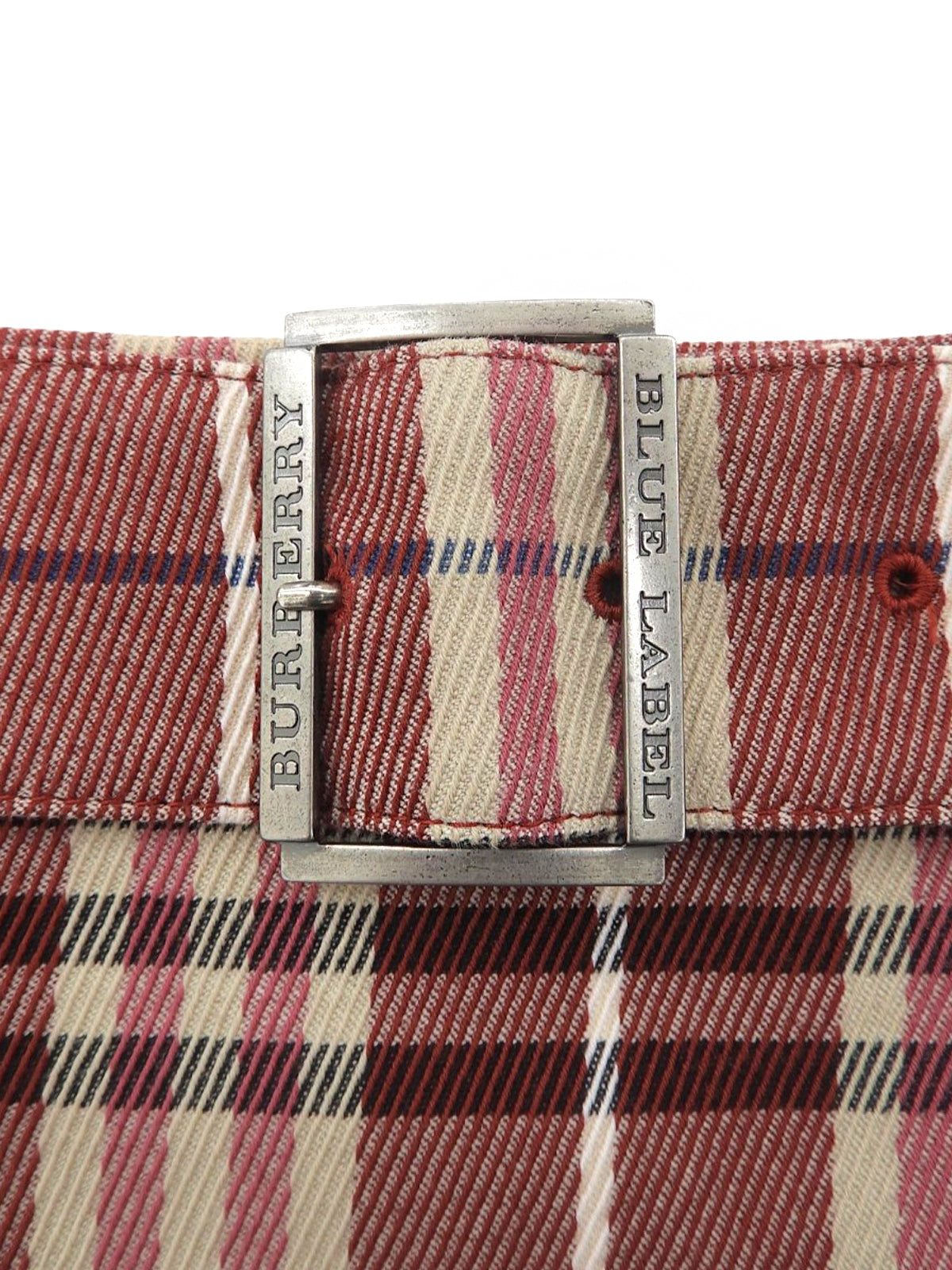 チェックパターンミニスカート #36 レッド