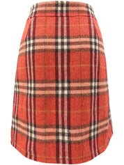 チェックパターンスカート #36 レッド