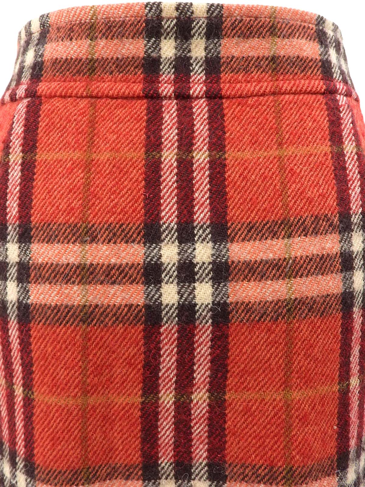 チェックパターンスカート #36 レッド