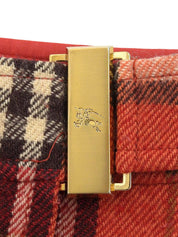 チェックパターンスカート #36 レッド