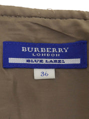 Nova Check Pattern Pleated Skirt in Brown/Multi