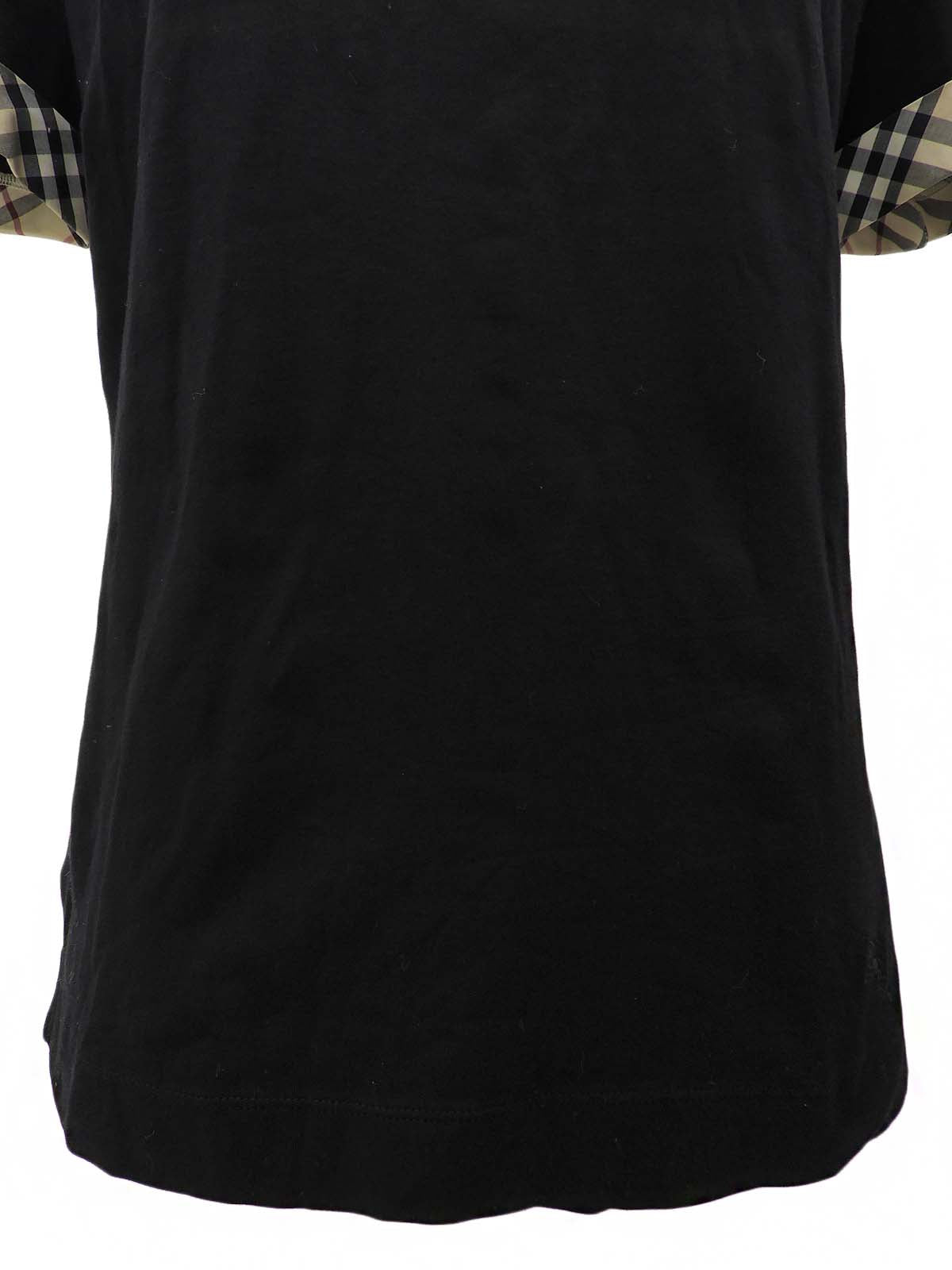 Nova Check Pattern Logo Embroidered Polo Shirt #2 Black