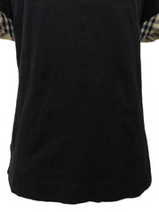 Nova Check Pattern Logo Embroidered Polo Shirt #2 Black