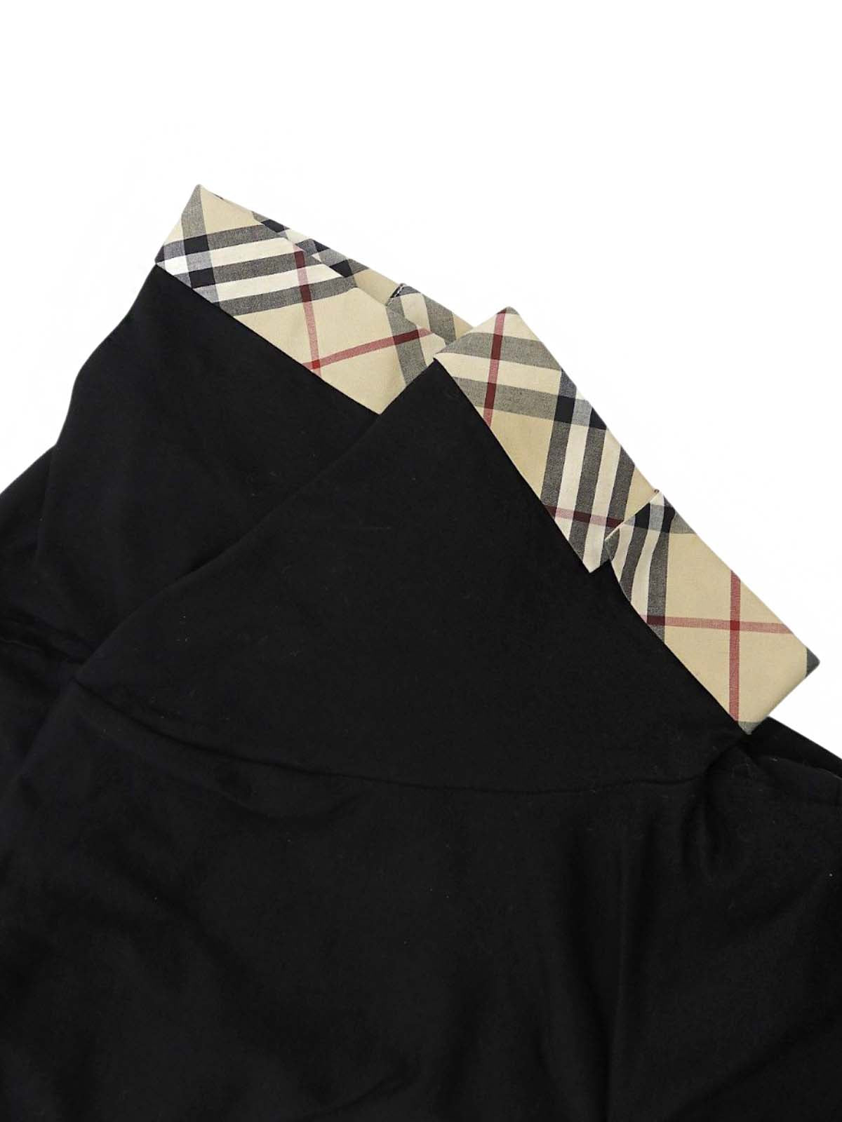 Nova Check Pattern Logo Embroidered Polo Shirt #2 Black