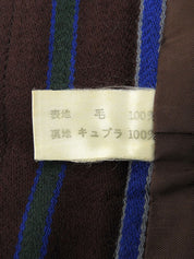 Stripe Pattern Skirt #40 Brown/Blue