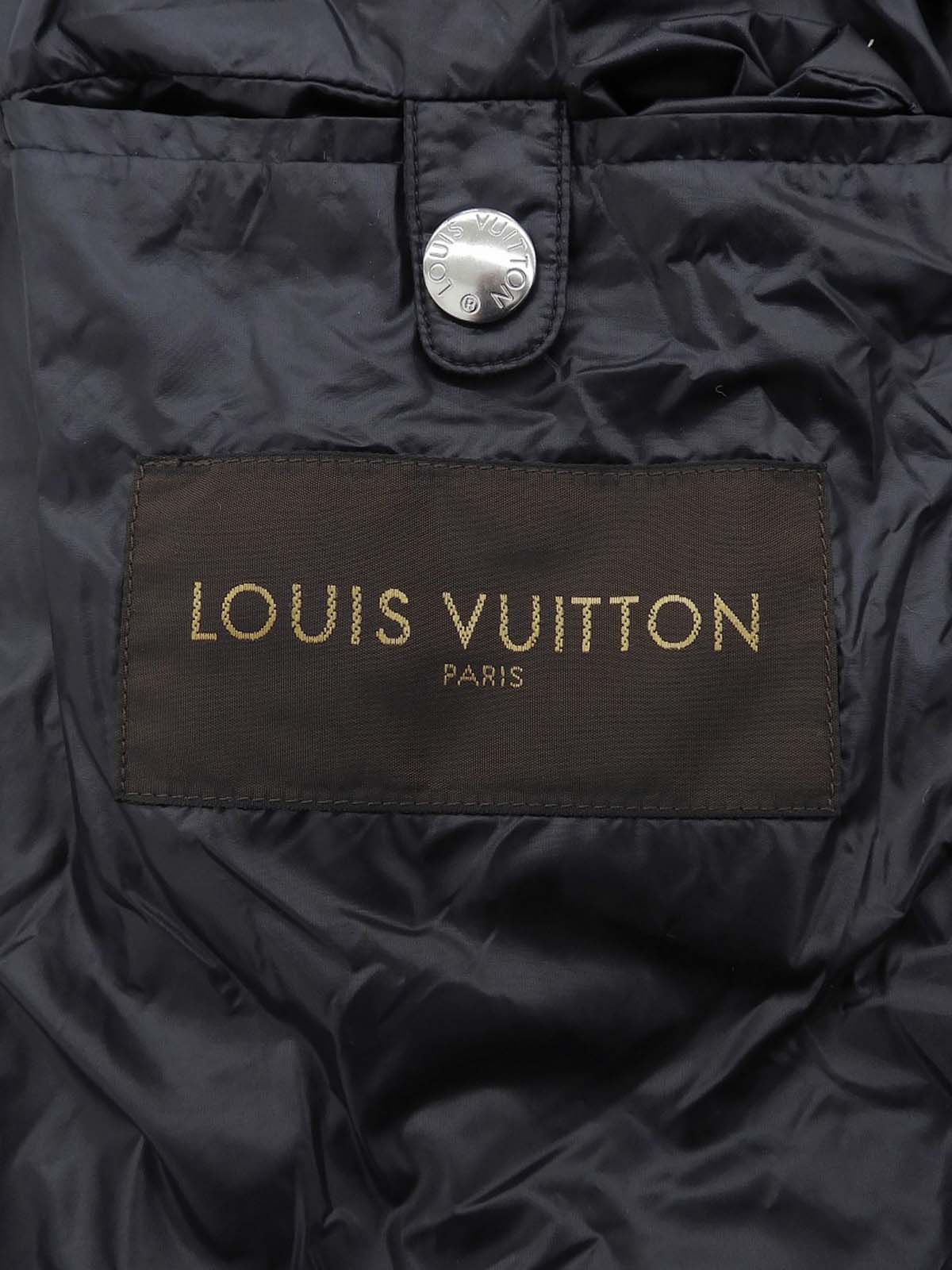 ロゴボタンダウンジャケット ブラック