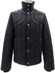 ロゴボタンダウンジャケット ブラック