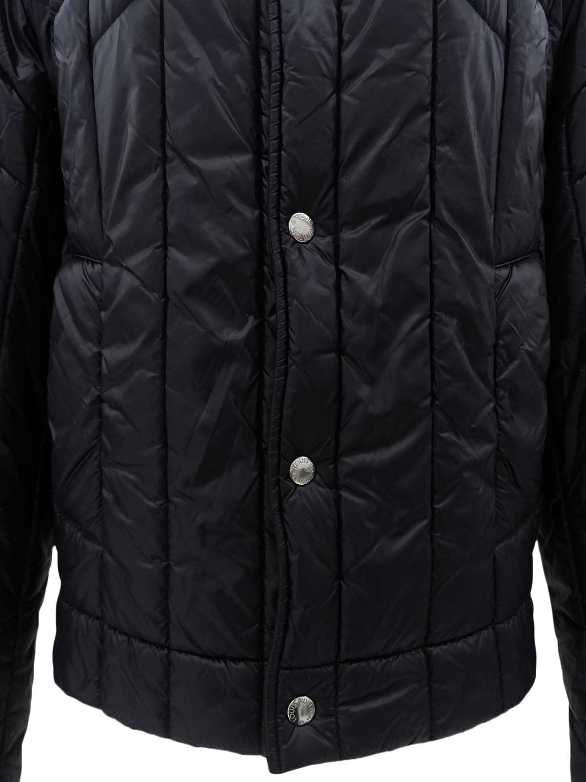 ロゴボタンダウンジャケット ブラック
