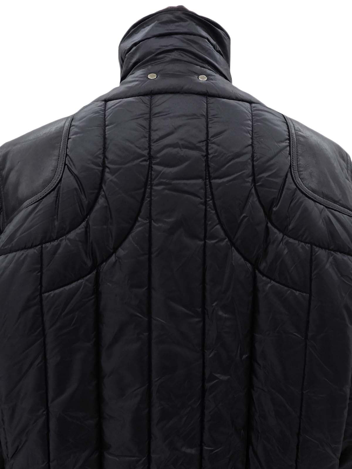 ロゴボタンダウンジャケット ブラック