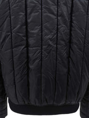 ロゴボタンダウンジャケット ブラック