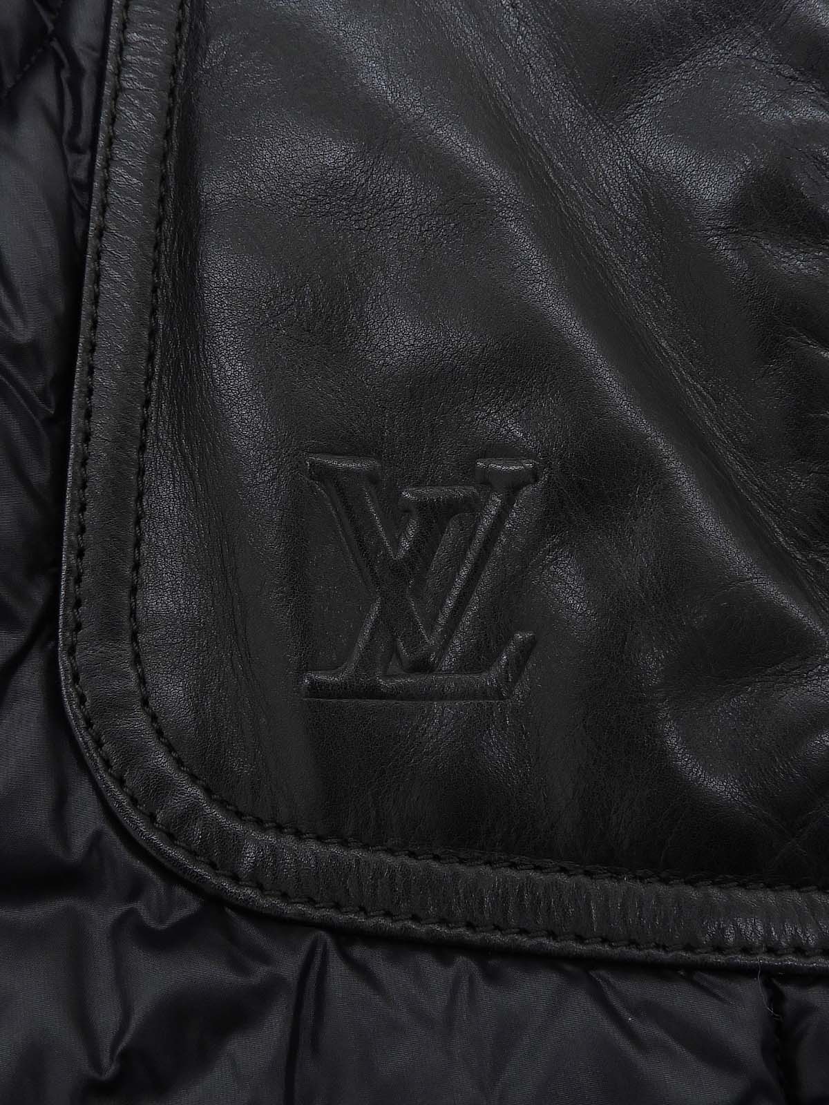 ロゴボタンダウンジャケット ブラック