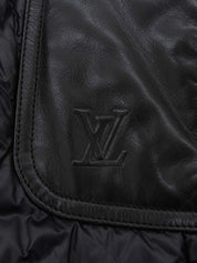 ロゴボタンダウンジャケット ブラック