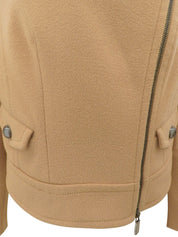 ウールライダースジャケット ベージュ