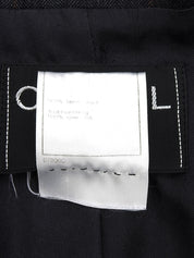 1998 年 CC 标志纽扣双排扣夹克，炭灰色