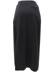 1998 年 CC 标志纽扣双排扣夹克，炭灰色