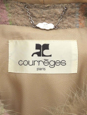 チェックパターンダッフルコート ベージュ/マルチ #9