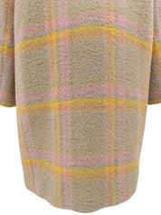 チェックパターンダッフルコート ベージュ/マルチ #9