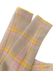 チェックパターンダッフルコート ベージュ/マルチ #9