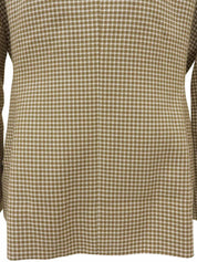 Design Pattern Jacket Beige/White