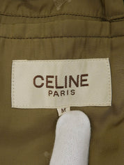 Check Pattern Horse Carriage Button Blouson in Khaki/Multi