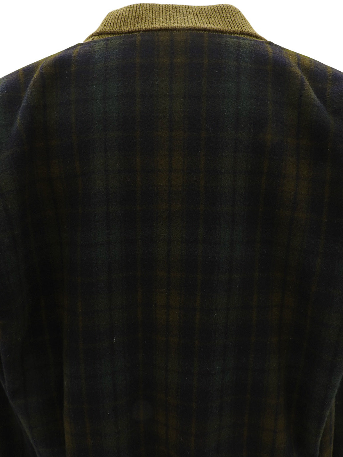 チェックパターンホースキャリッジボタンブルソン カーキ/マルチ